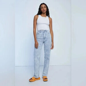 PacSun Light Blue 90's Boyfriend Butterfly Jeans
